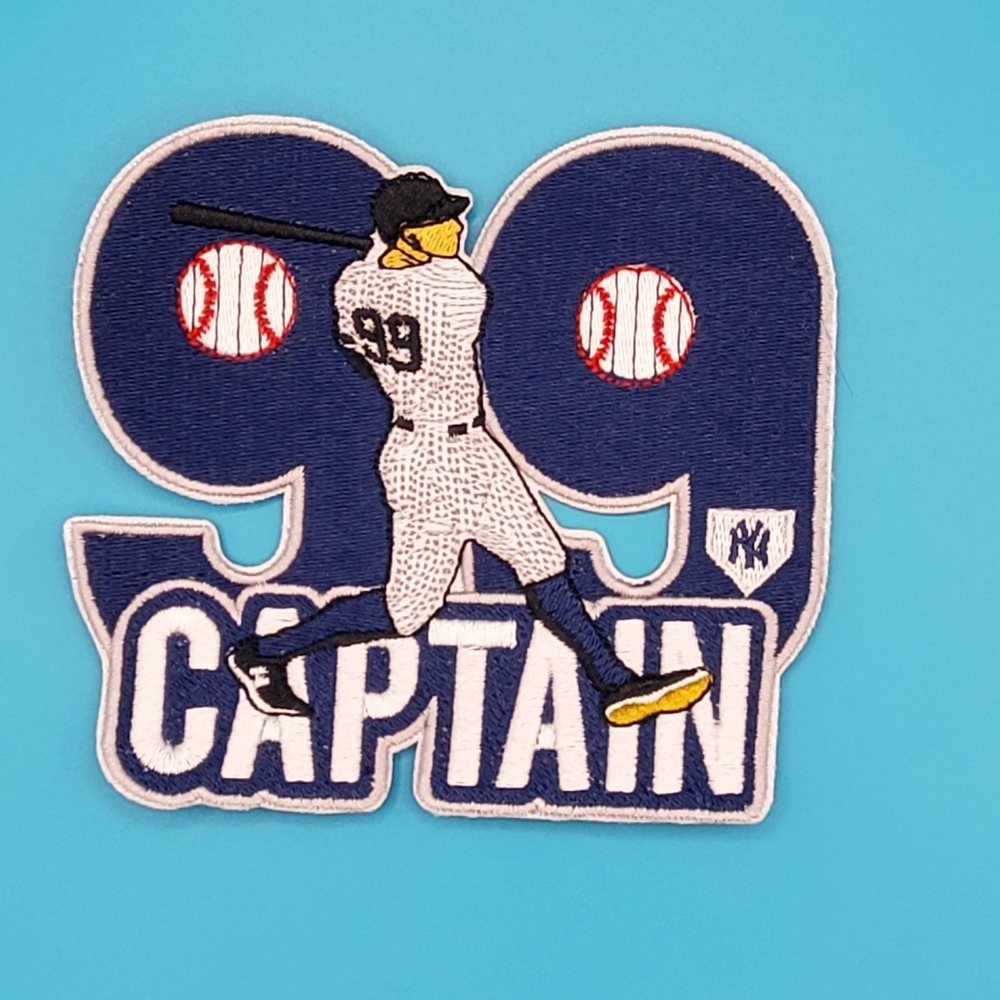 AARON JUDGE  New York Yankees Captain Iron-On Patch 4"